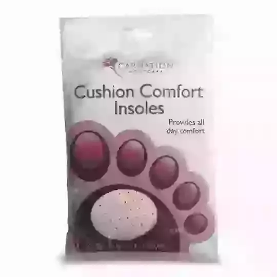Carnation Cushion Comfort Insoles, 1 Pair